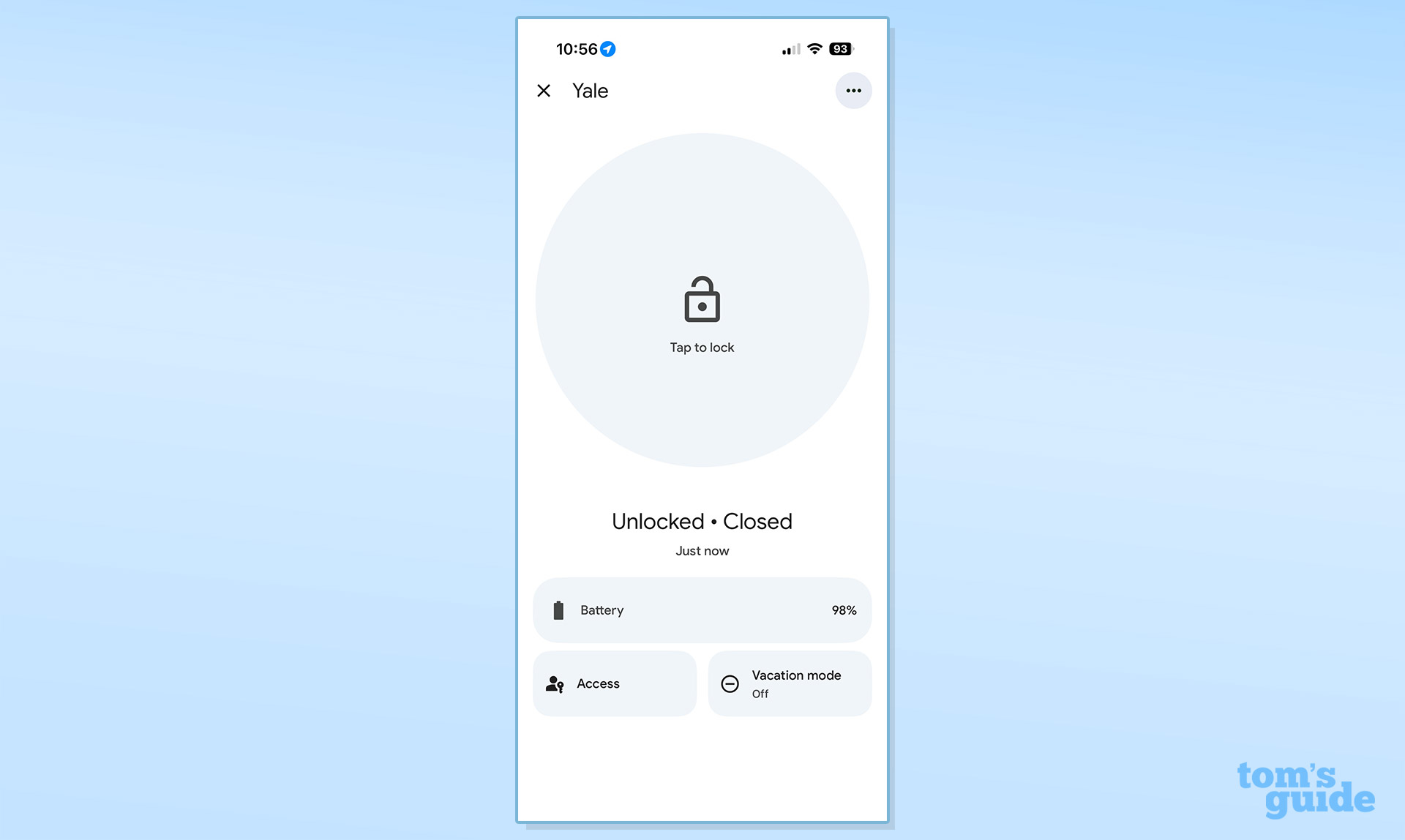 Yale Smart Lock with Matter app screenshot