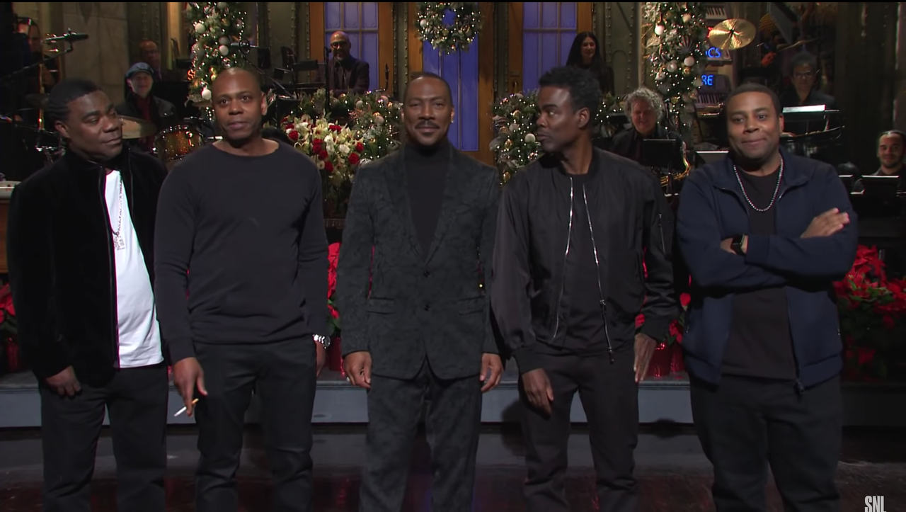 Tracy Morgan, Dave Chapelle, Eddie Murphy, Chris Rock, Kenan Thompson.