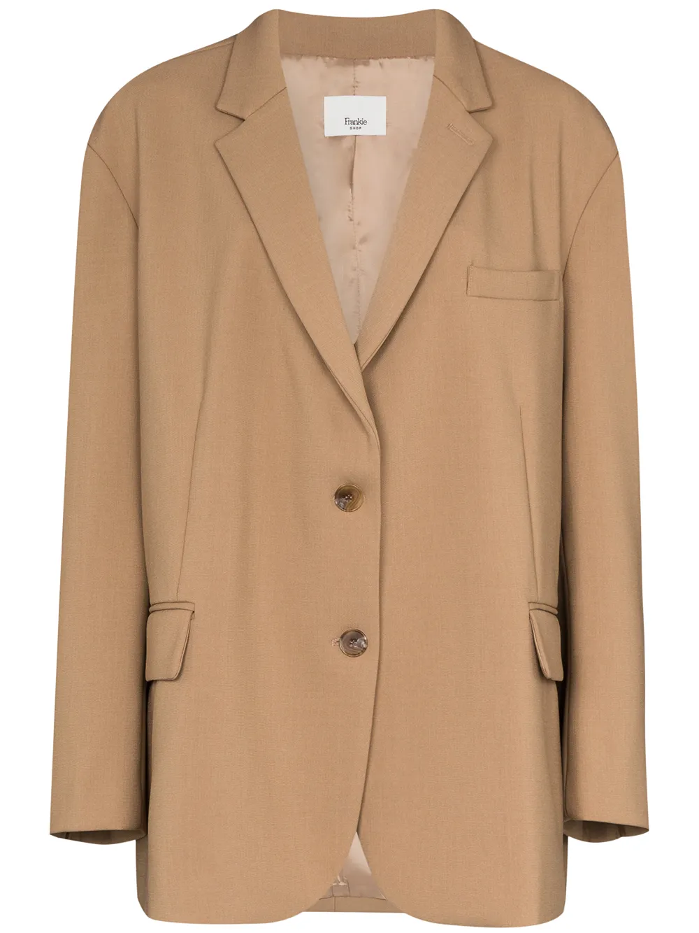 The Frankie Shop Bea Single-Breasted Boxy Blazer | Xxs