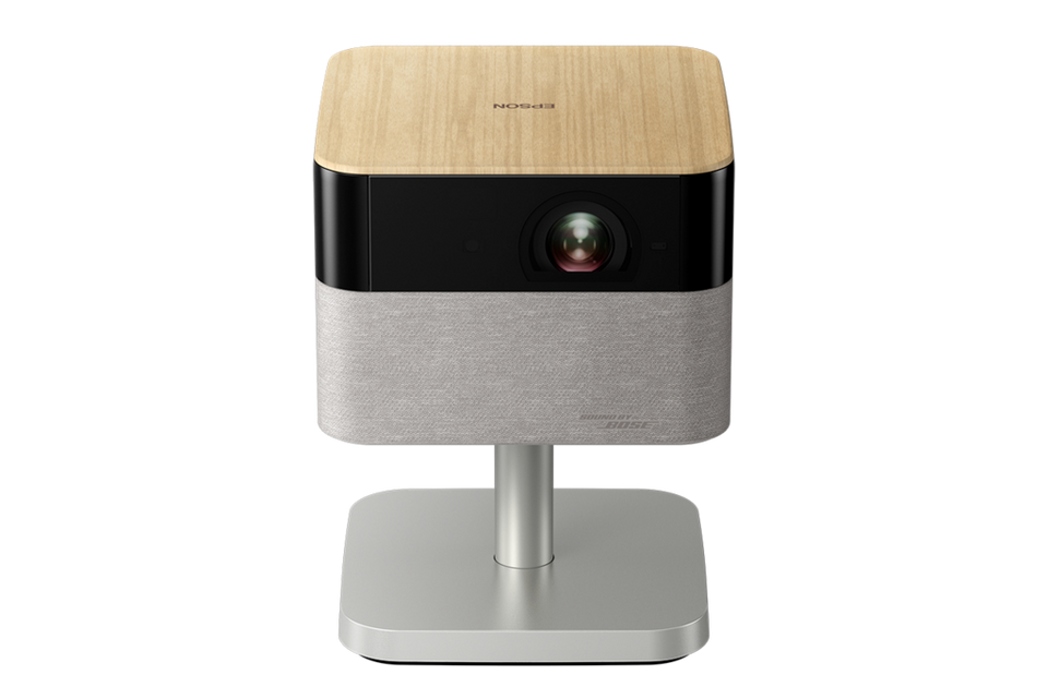 Epson Lifestudio Flex Ef-72 Oak, Portable Smart Projector, Sound by Bose, Google Tv, 4k Pro-Uhd, Adjustable Stand, Indoor/outdoor Use, 5-Year Warranty*