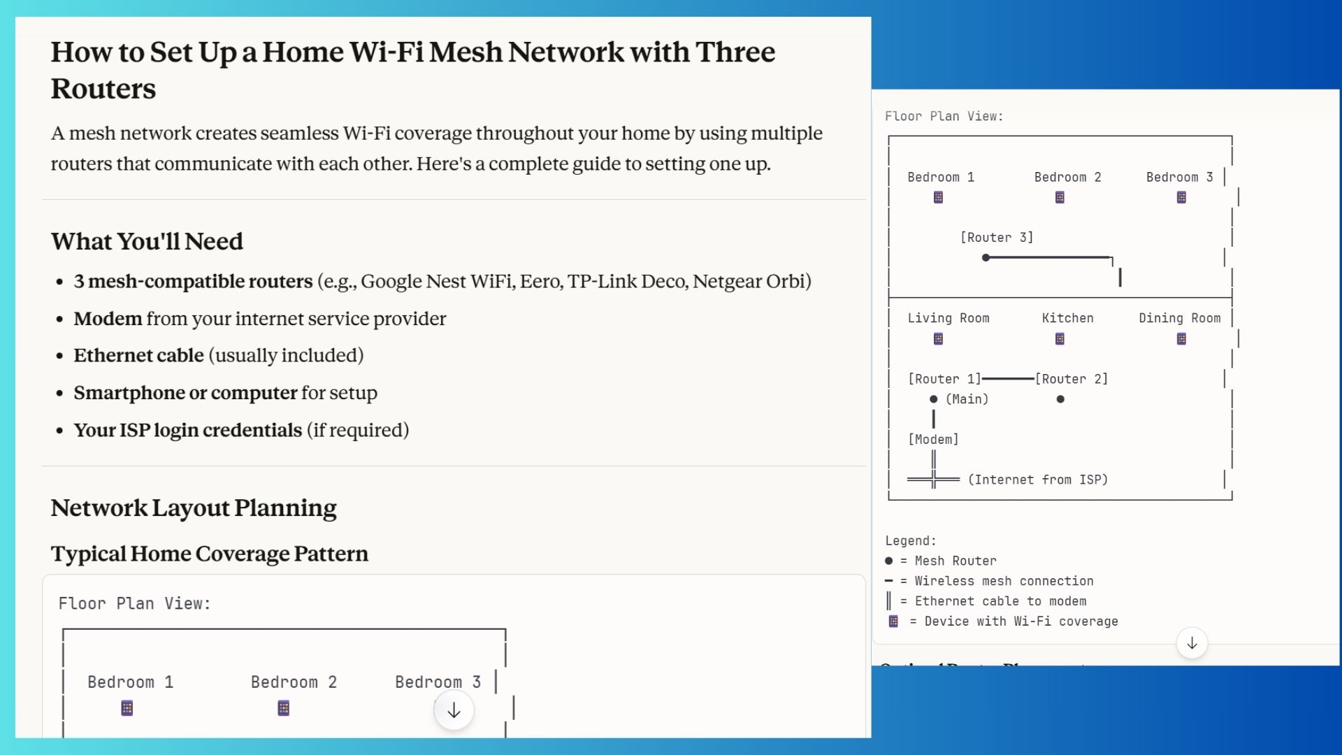 Claude 4.5 output screenshot