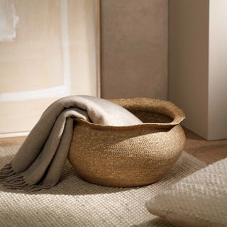 The White Company Seagrass Round Basket