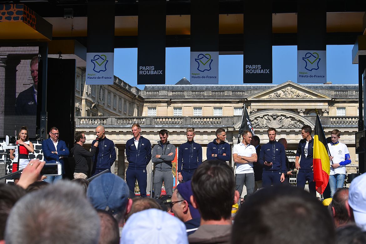 Quick-Step Floors on the eve of Paris-Roubaix