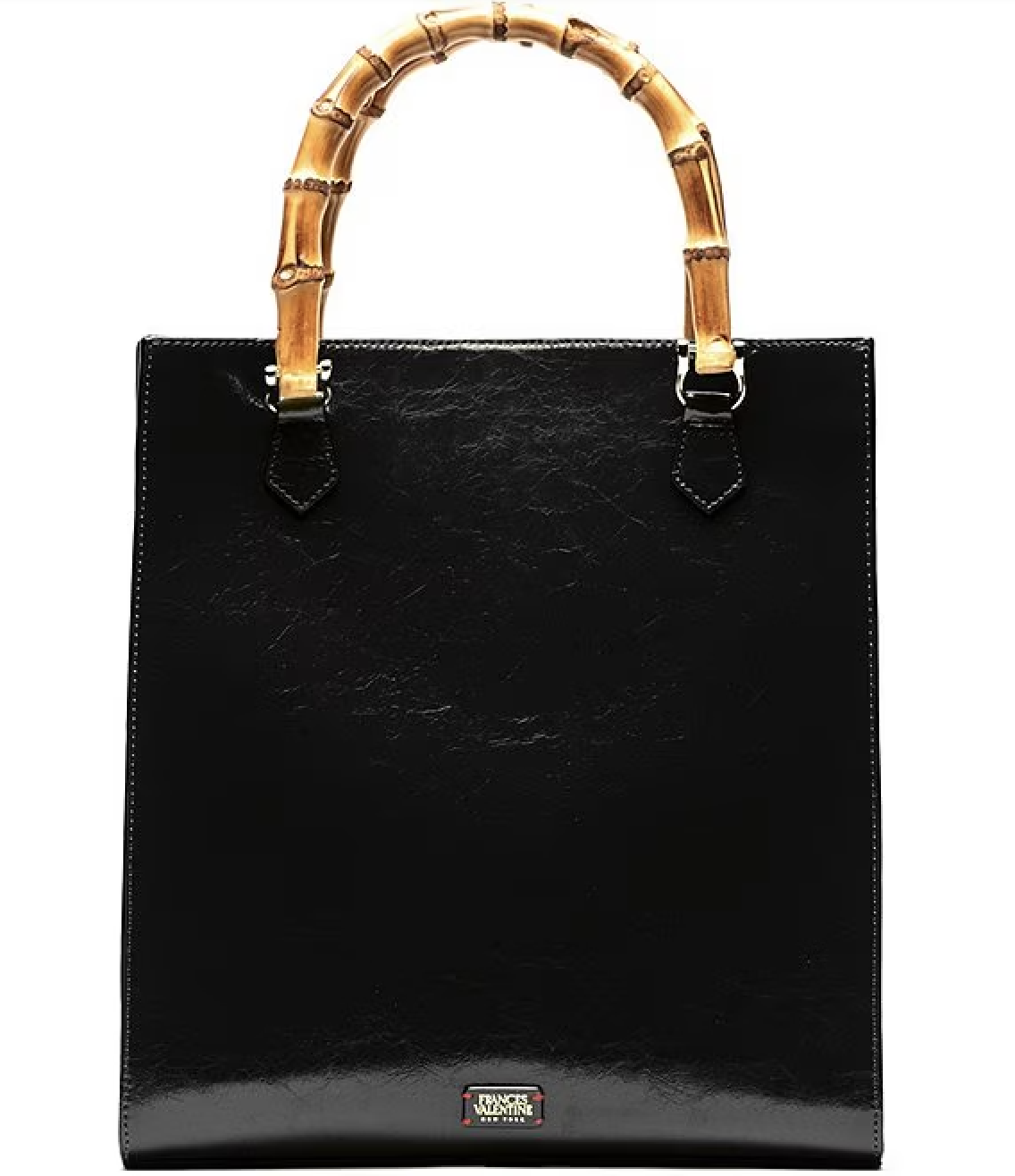 FRANCES VALENTINE, Frances Valentine Nan North South Bamboo Handle Tote Bag