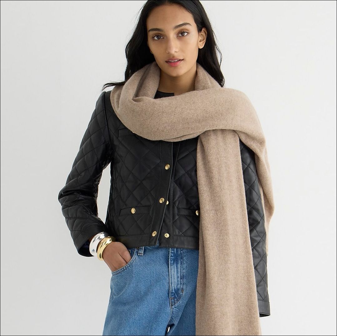 J.Crew Oversized Cashmere wrap