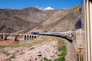 The Golden Eagle train through Iran