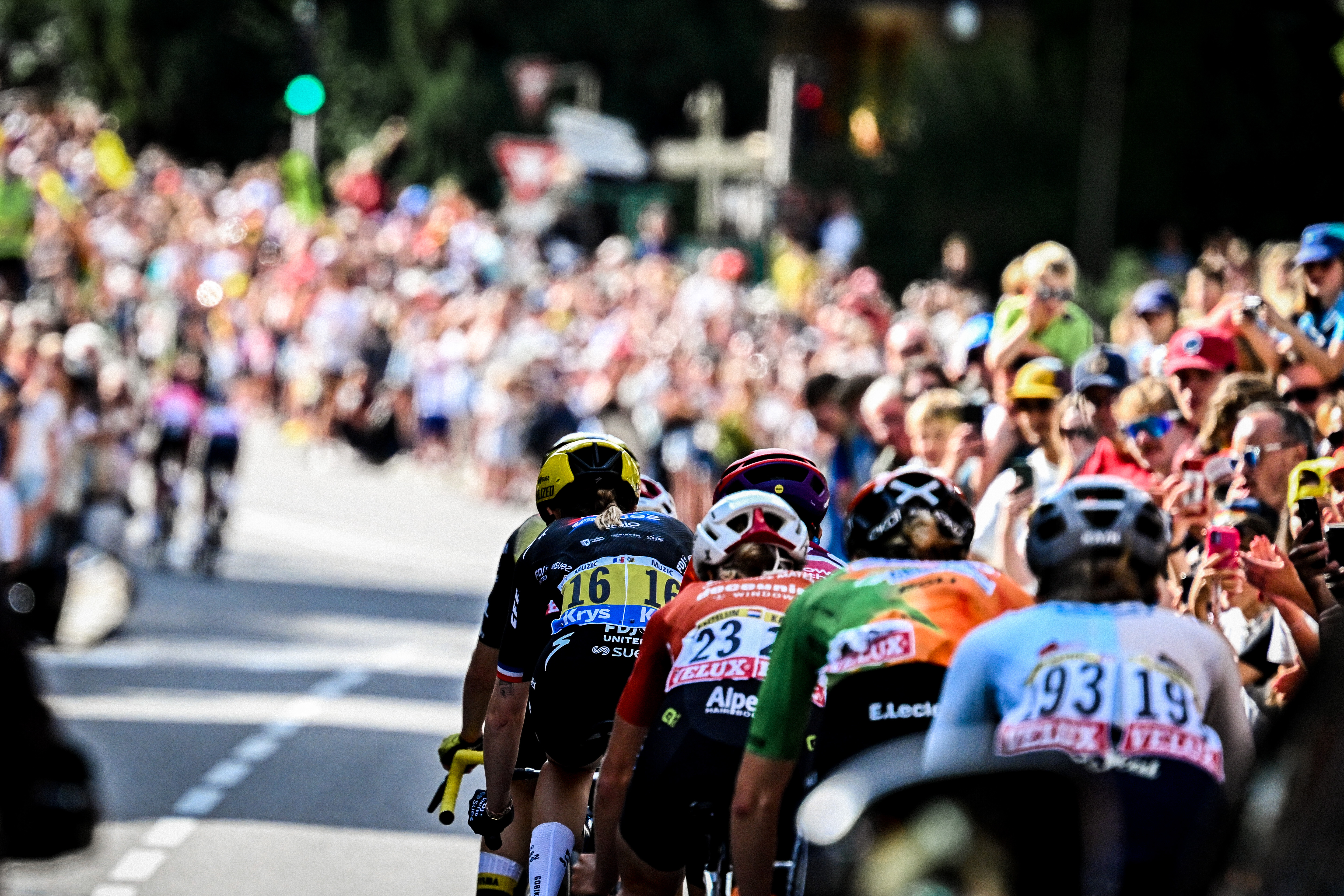 Riders at the 2025 Tour de France Femmes