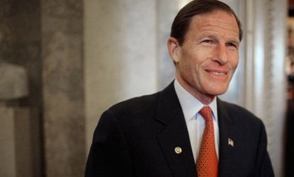 Sen. Richard Blumenthal (D-Conn.) has an estimated personal wealth of $95 million, making him the wealthiest Senate freshman in the 112th Congress.