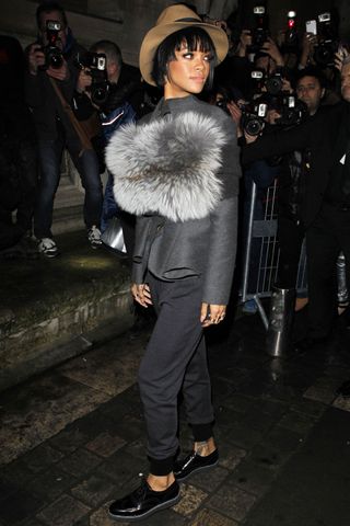 Rihanna At Paris Fashion Week AW14, 2014