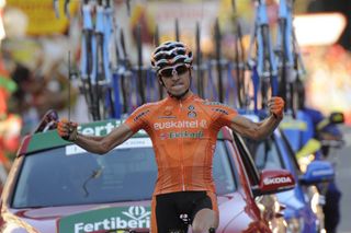 Igor Anton winning stage 19 of the 2011 Vuelta a España. Photo: Graham Watson