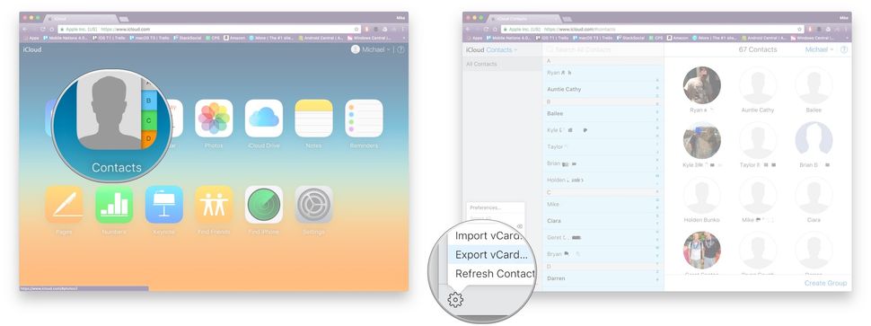 How To Back Up Your Contacts On Mac IMore