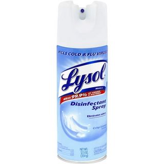 Lysol Disinfectant Spray, Sanitizing and Antibacterial Spray, for Disinfecting and Deodorizing, Crisp Linen, 12.5 Fl. Oz