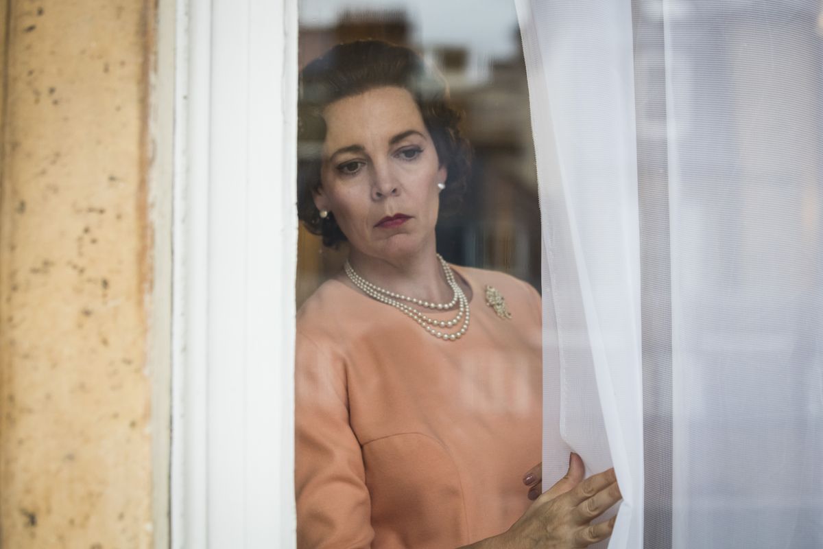 Claire Foy as Queen Elizabeth II in &quot;The Crown&quot; on Netflix.