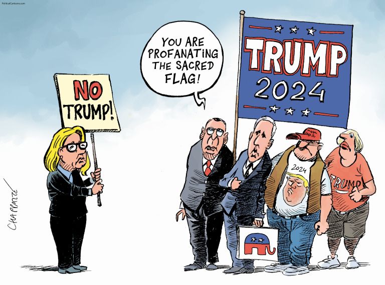 Political Cartoon.