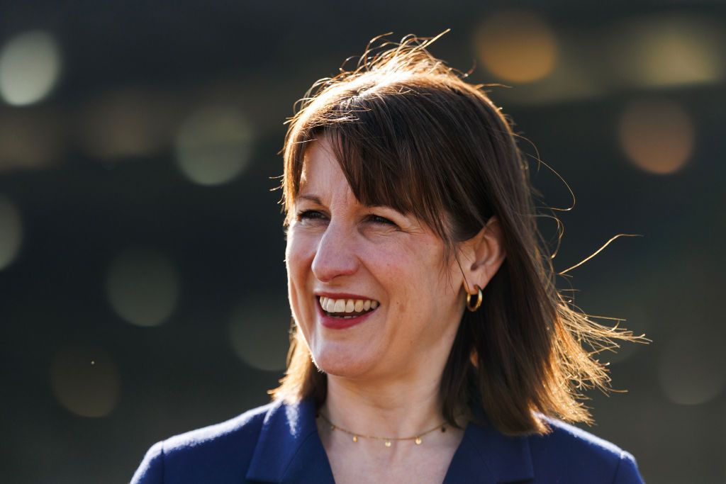 Chancellor Rachel Reeves meets with defence suppliers at RAF Northolt on 6 March 2025 in Ruislip, England. 