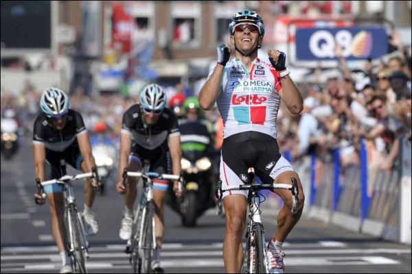 Philippe Gilbert (Omega Pharma-Lotto) was a resounding winner.