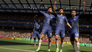 Celebrations on the pitch in FIFA 22