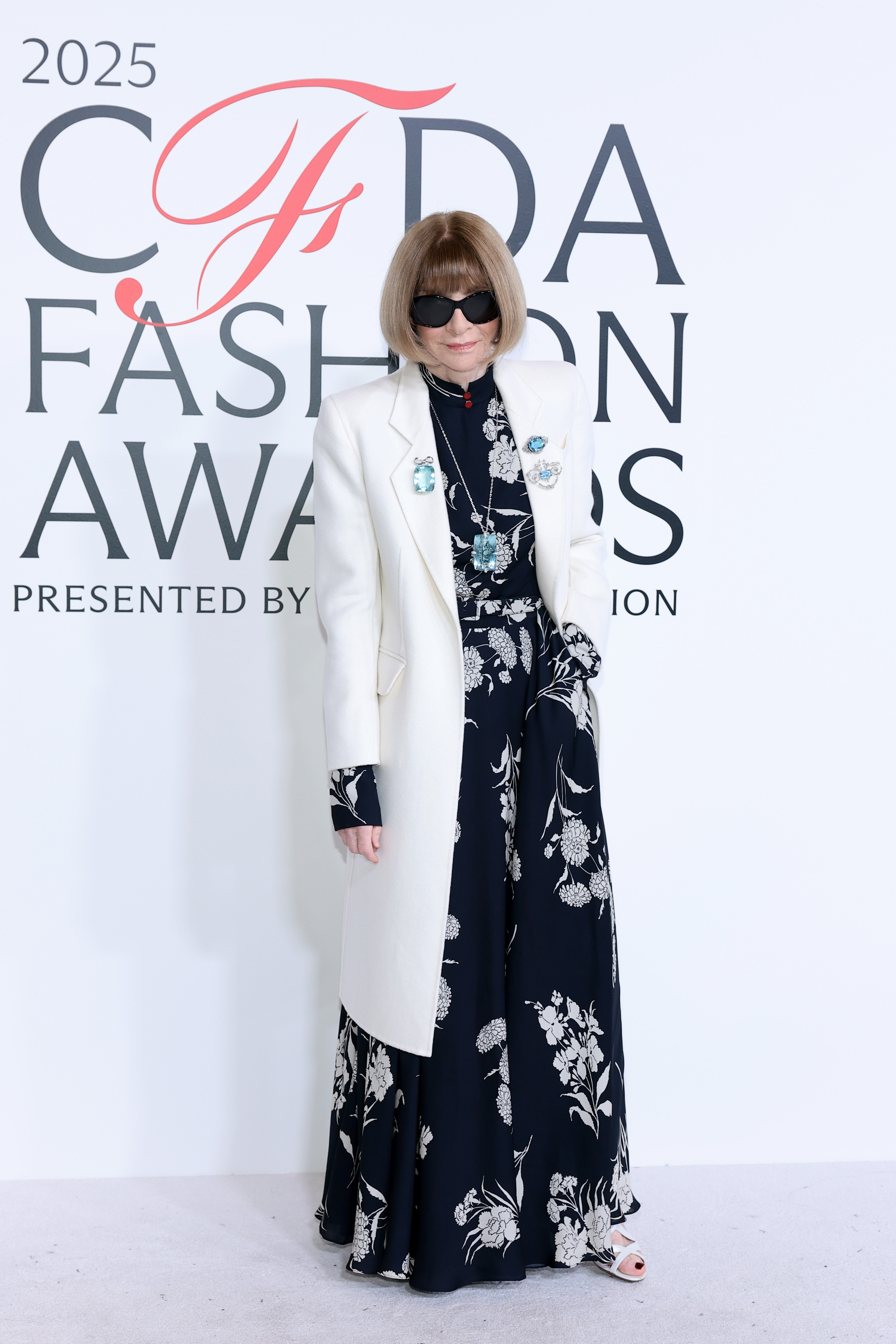 Anna Wintour attends the 2025 CFDA Awards at The American Museum of Natural History