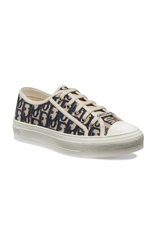 Walk'n'Dior Sneaker in Oblique Embroidered Canvas