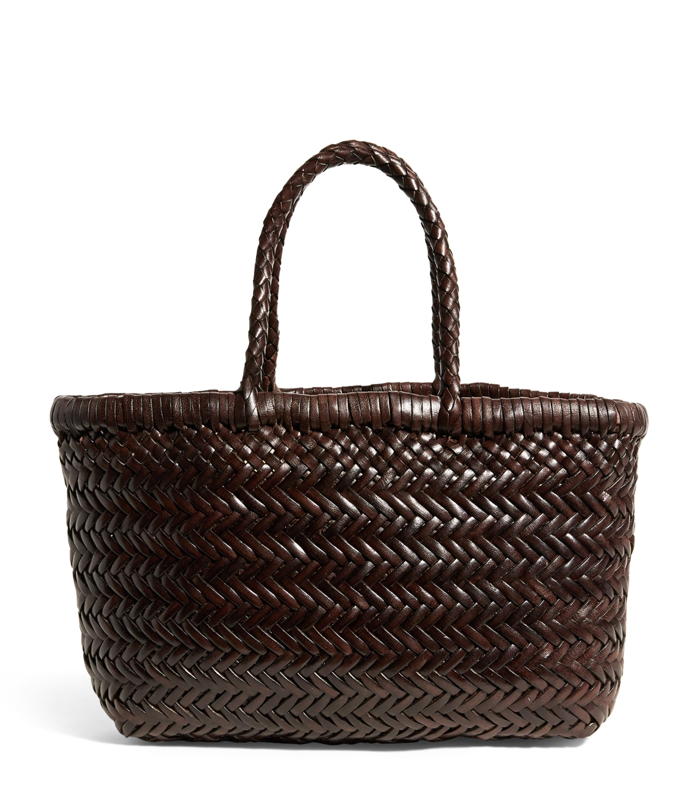 Mini leather flat Gora tote bag