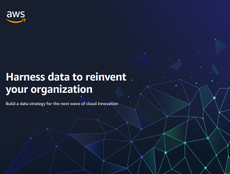 Title against a dark blue background with interconnected dots of light - whitepaper from AWS