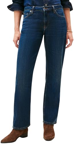 Tommy Hilfiger Women's Milo Classic Straight Fit Jeans, Blue (milo), 34w/28l