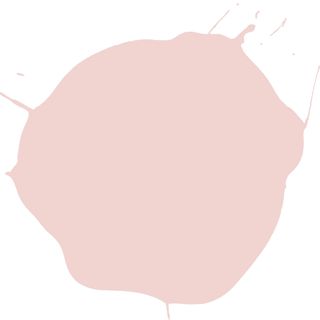 Pale dusky pink paint blob 