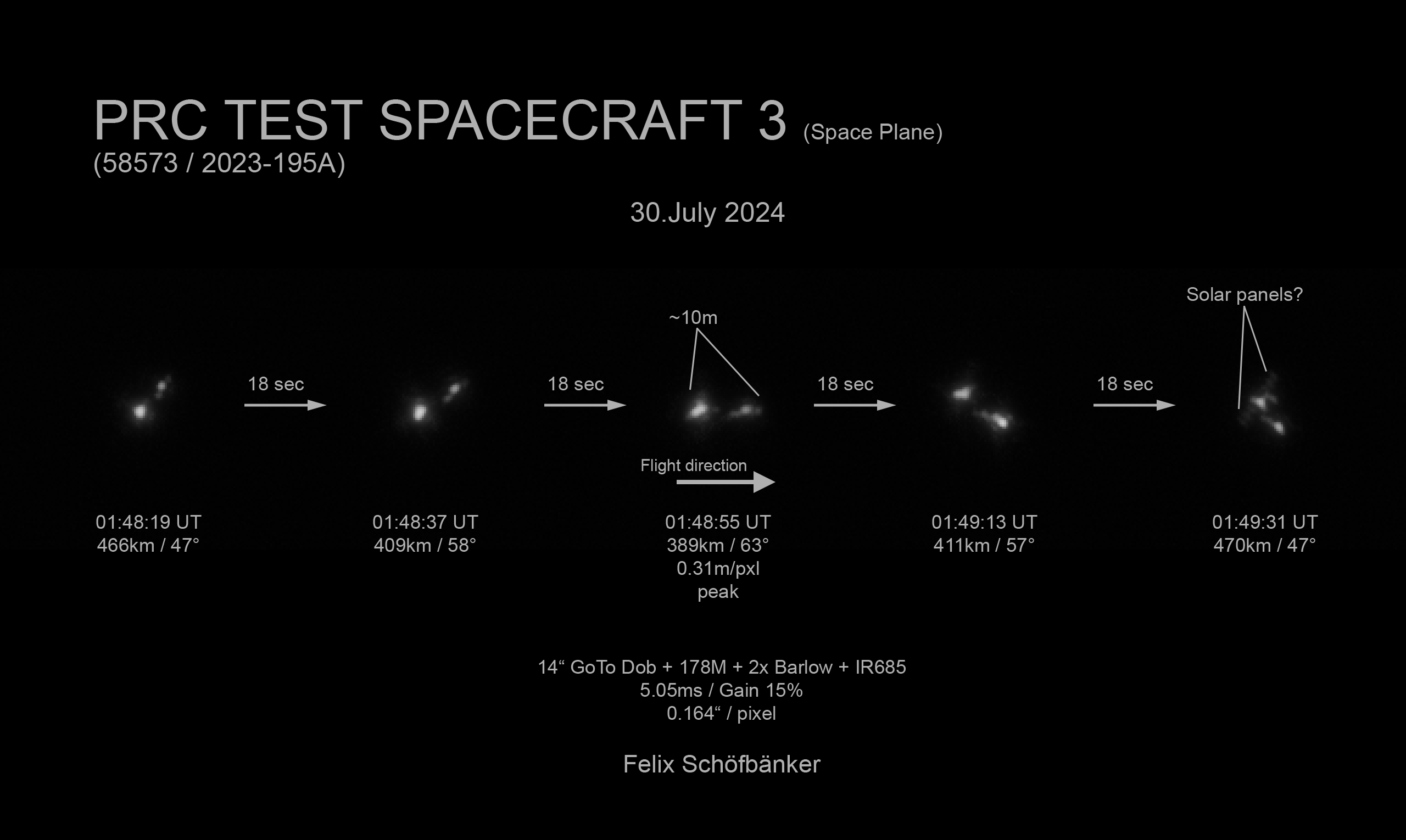 China’s secretive area aircraft stuck on digital camera in orbit (footage)