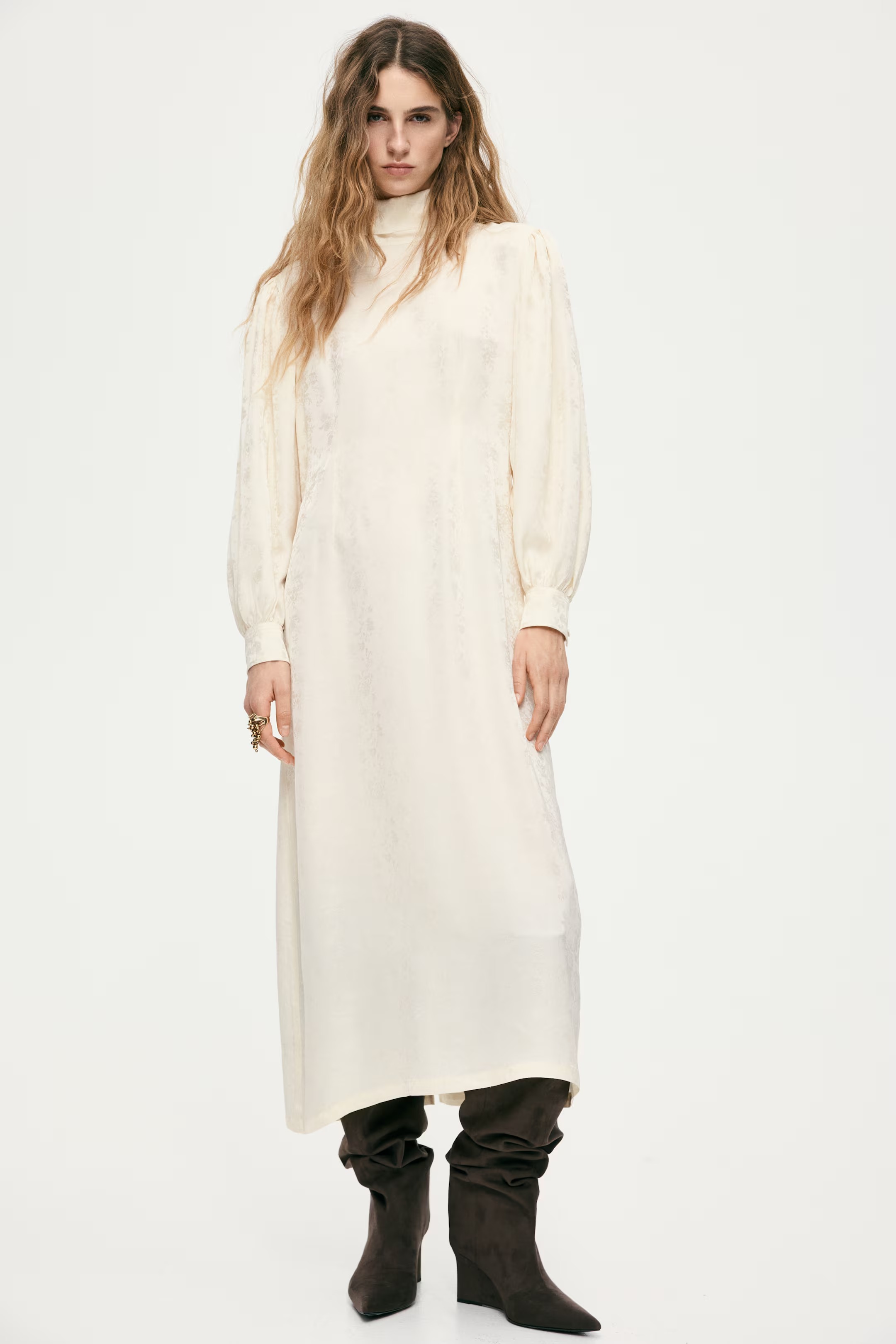 H&amp;amp;M, Tie-Detail Dress