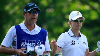 Michael Paterson and Karrie Webb at the 2015 KPMG Women's PGA Championship at Westchester Country Club