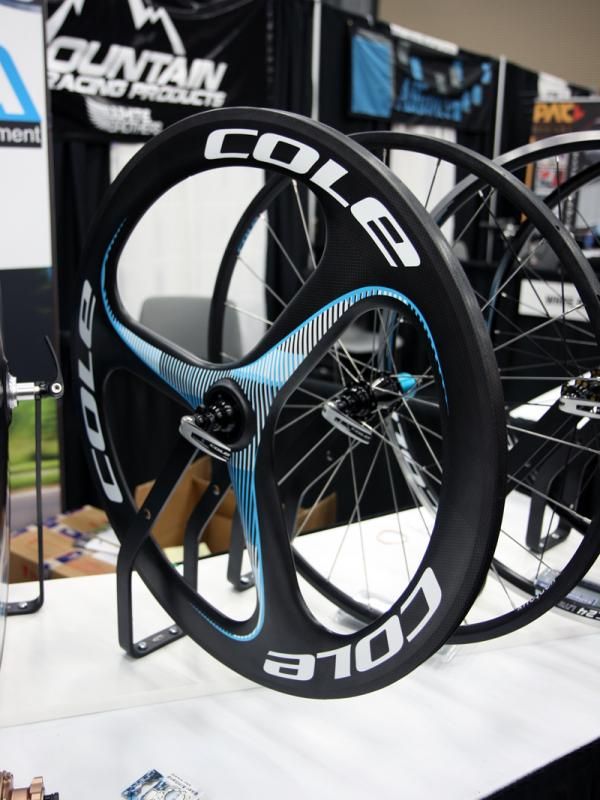 In addition to a variety of spoked wheels, Cole also offers this trispoke model.