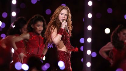 Shakira performed alongside Jennifer Lopez at the halftime show of Super Bowl LIV in Miami in 2020 