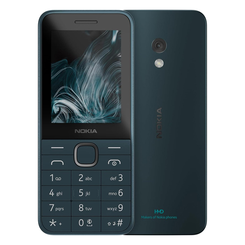 Nokia 225 4G 2024 in green front and back