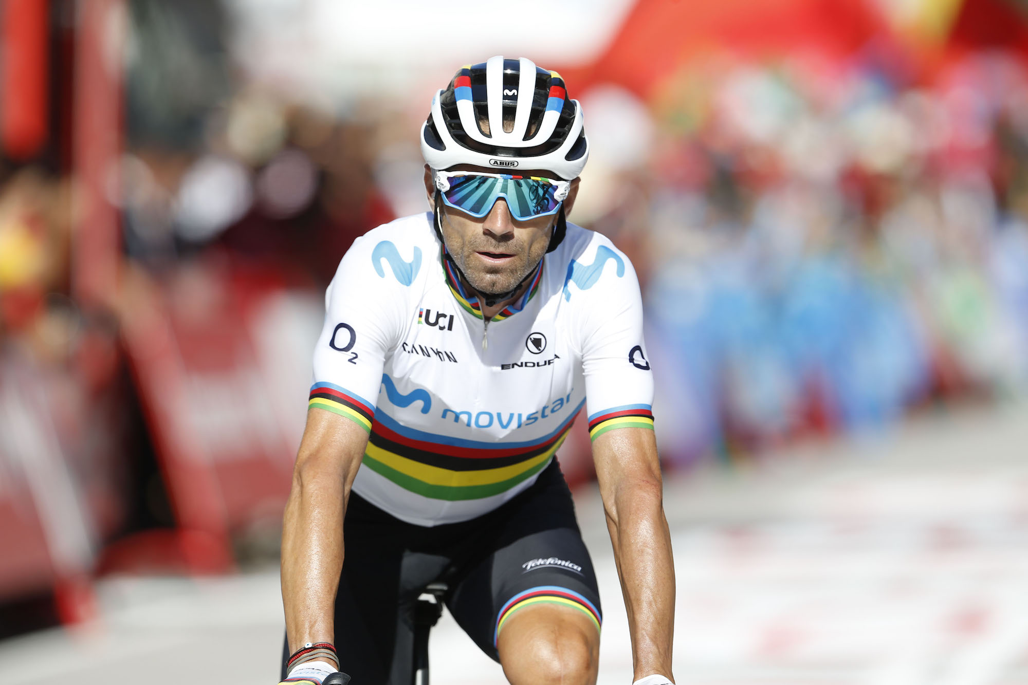 Alejandro Valverde finally wins the rainbow jersey