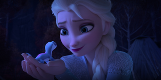 Elsa and Bruni in Frozen 2