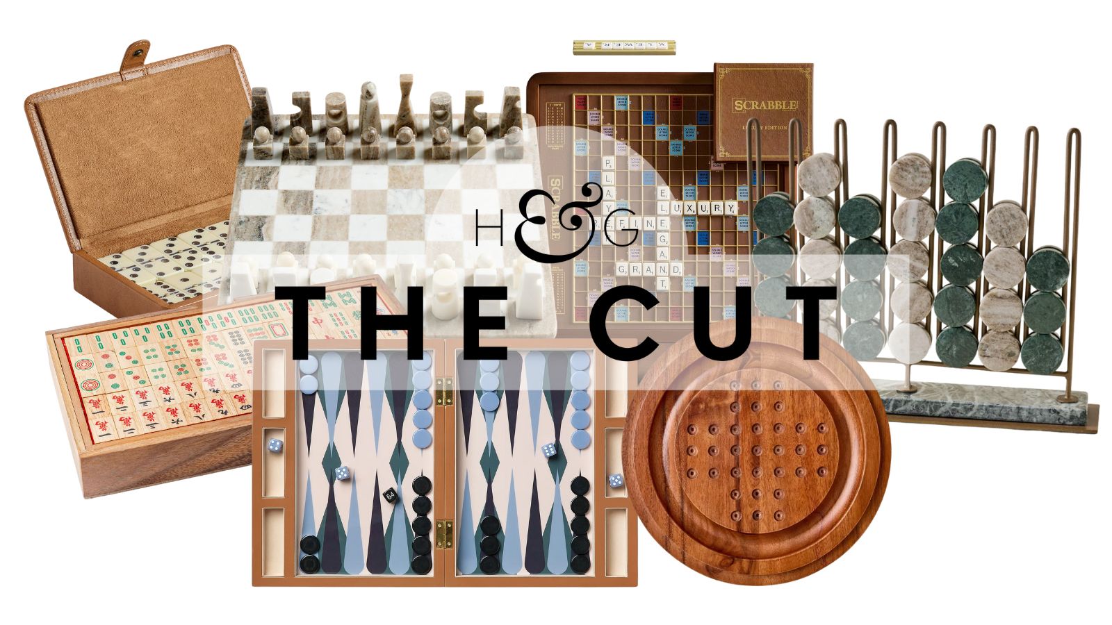 Collection of stylish board games