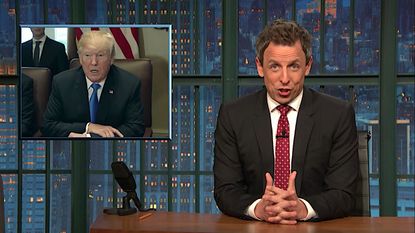 Seth Meyers deflates Trumps ego