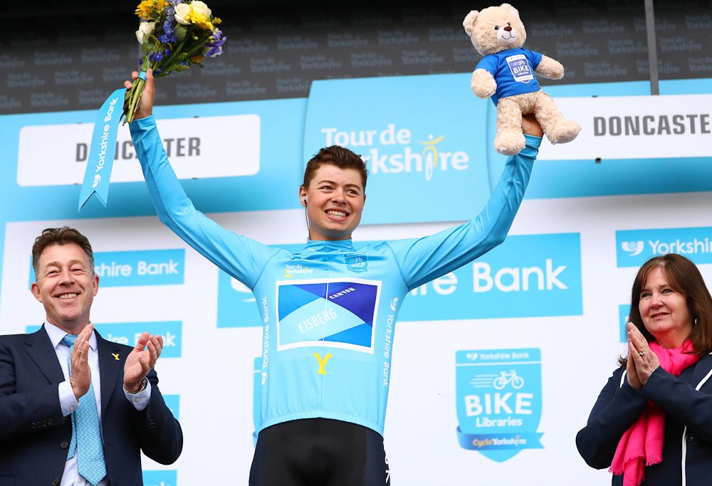 Harry Tanfield in blue