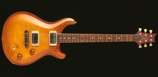 McCarty Prototype (1994): Ted McCarty was a teacher to Paul. This model, shown with a McCarty Sunburst finish, gave PRS credibility when the company began taking internet orders.