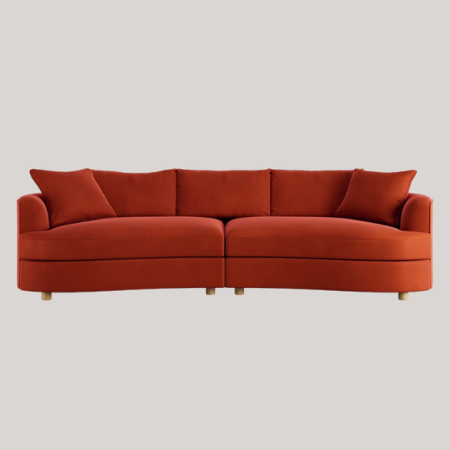 Habitat Sacha Velvet 4 Seater Sofa 