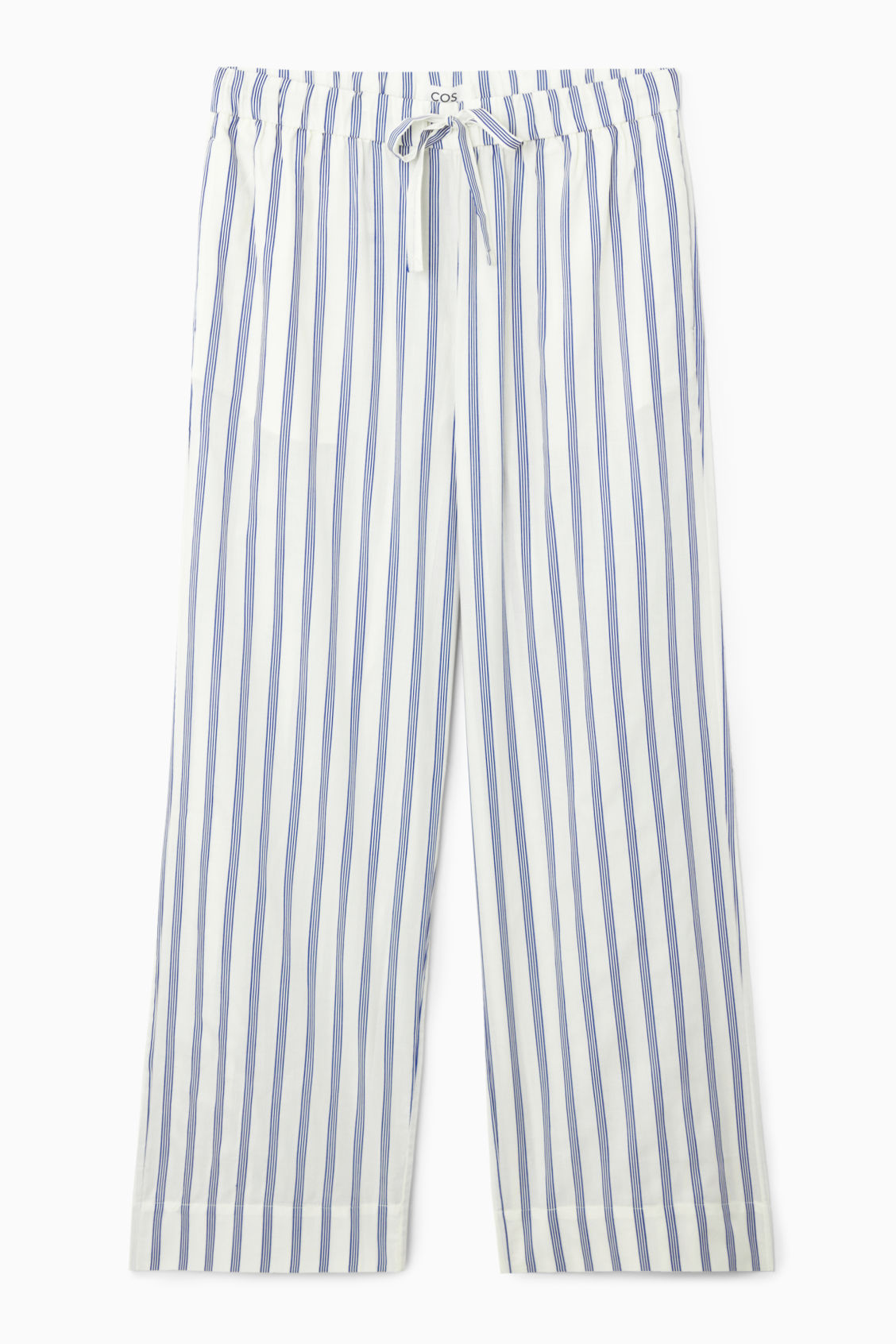 Striped Poplin Pajama Pants