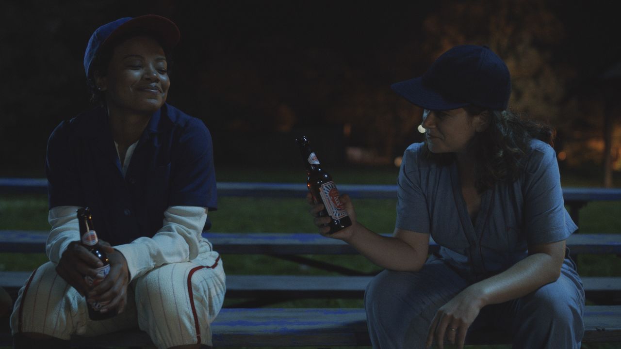Chante Adams and Abbi Jacobson in A League of Their Own