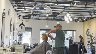 The SoundTube Focal Point ensures each hair client gets their own audio at Vincent Michael Salon.