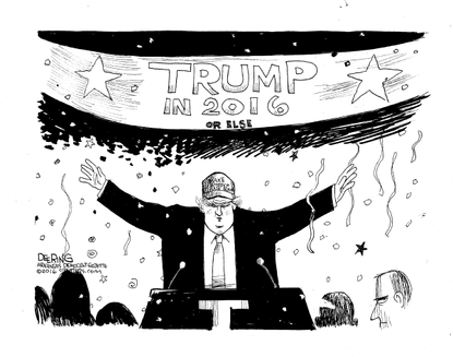 Political Cartoon Trump 2016