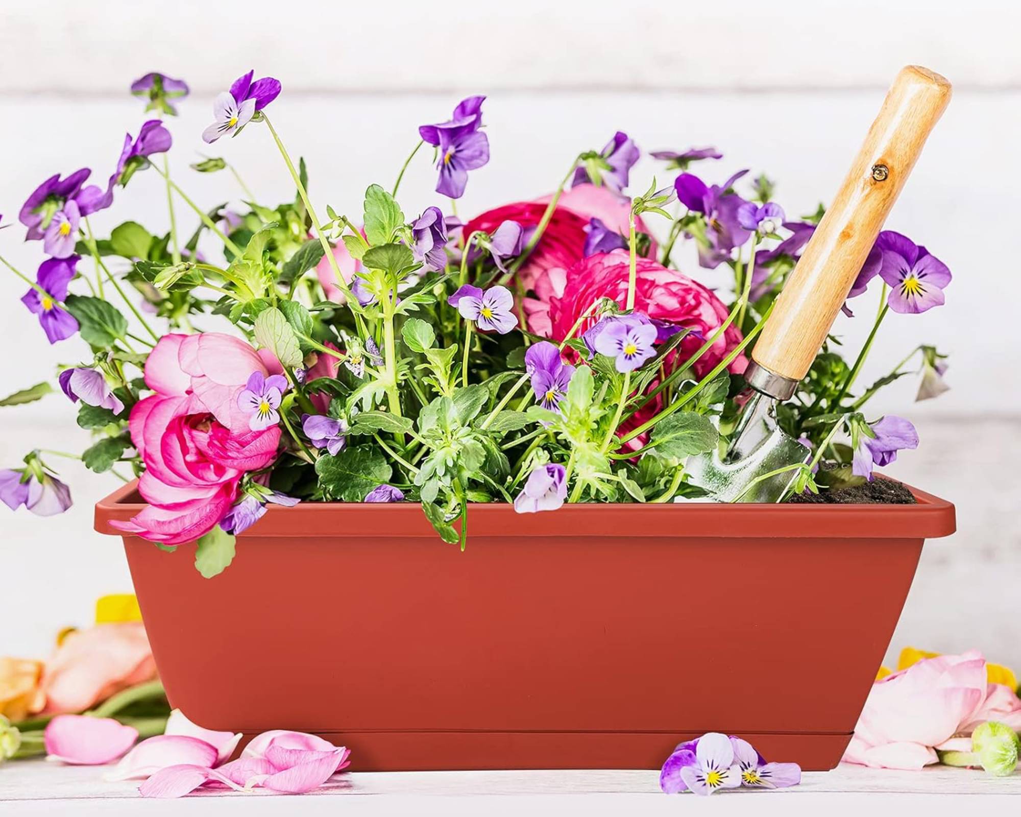 Rectangular planter box