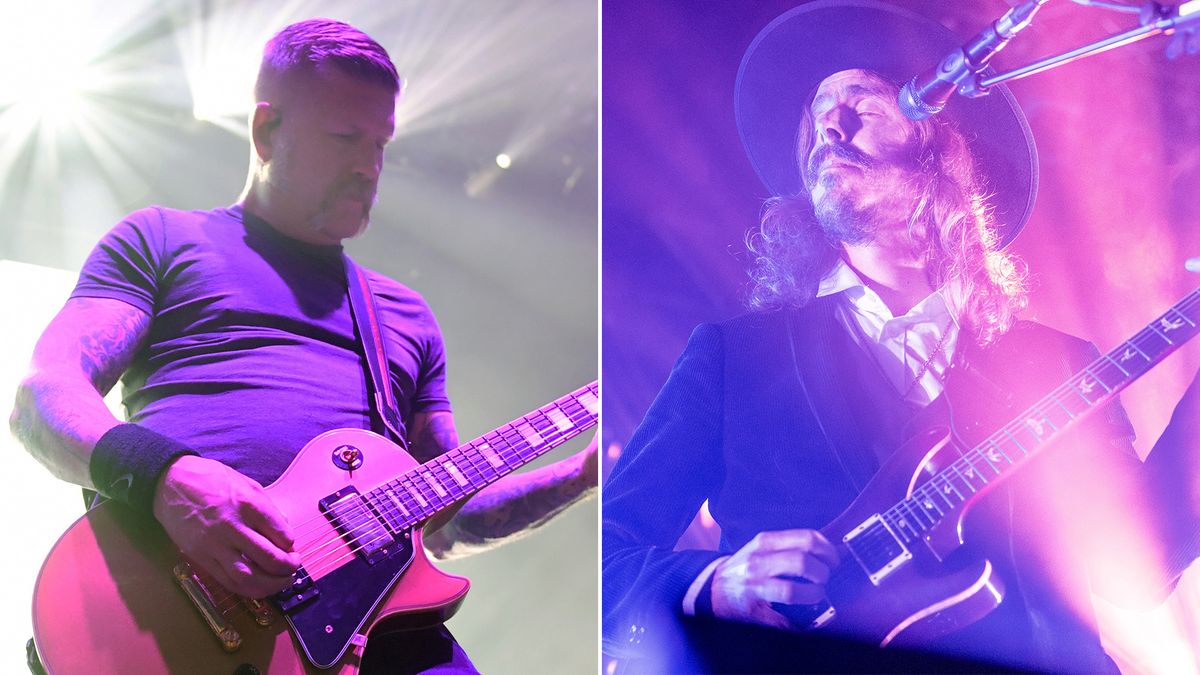 [L-R] Bill Kelliher of Mastodon and Mikael Åkerfeldt of Opeth