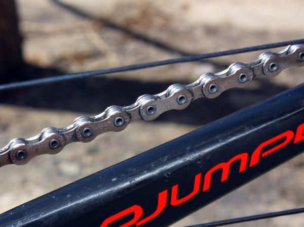 Burry Stander pairs his SRAM XX drivetrain with a PC 1090 chain.