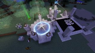 Best Minecraft mods - an Astral Sorcery structure in use