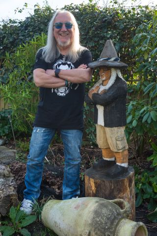 Gnome from home: Mick and his garden mini-me