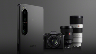 Sony Xperia 1 IV alongside Sony's flagship A1 mirrorless interchangeable camera
